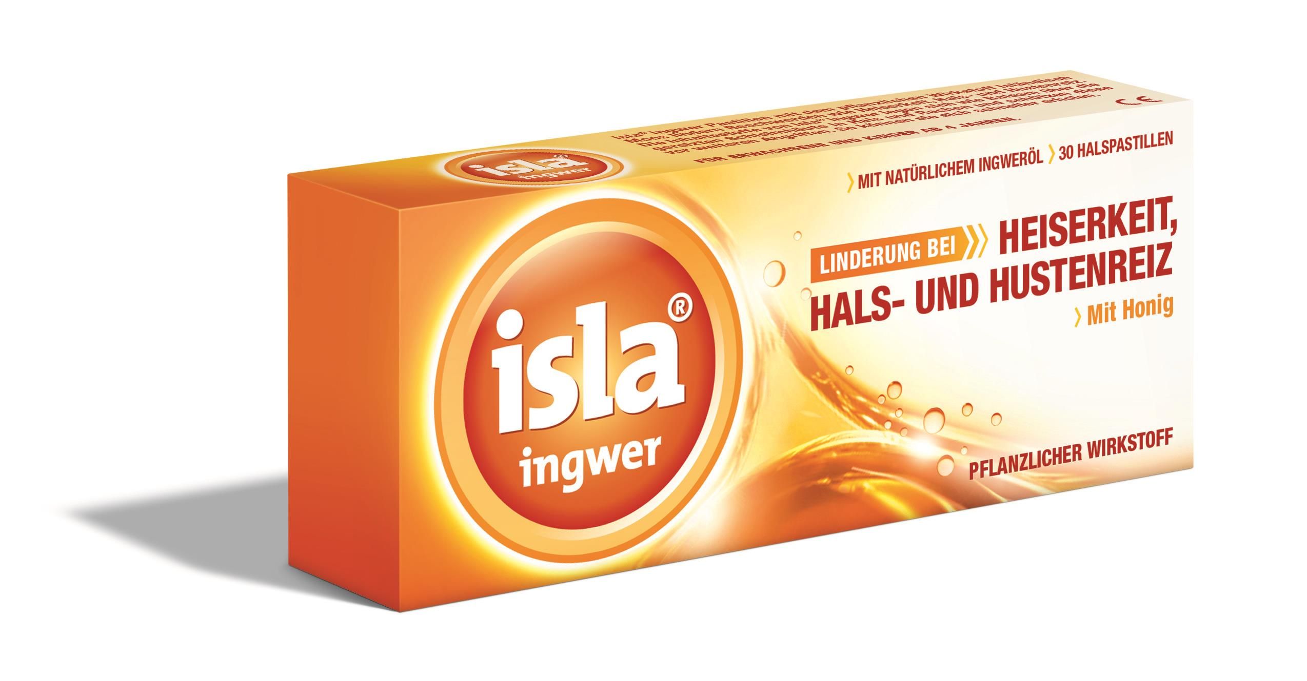 Isla Ingwer + Honig Pastillen 30Stück