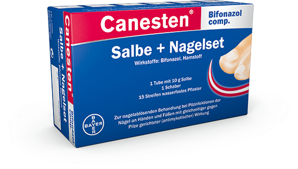 Canesten® Bifonazol comp. – Salbe + Nagelset