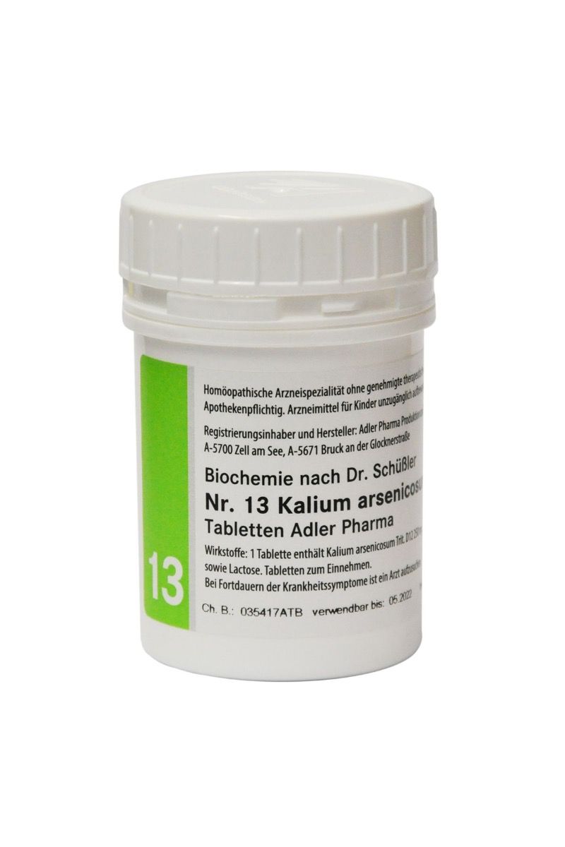 Schüssler Salz 13 Kalium arsenicosum D12 Adler