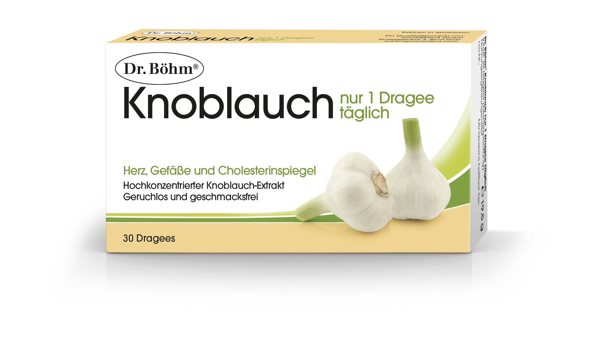 Dr. Böhm Knoblauch 1 Dragee täglich