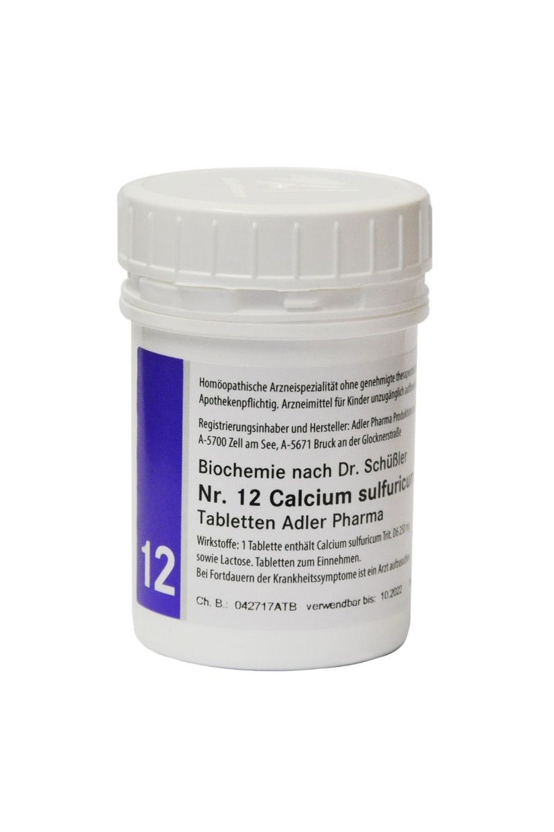 Schüssler Salz 12 Calcium sulfuricum D6 Adler