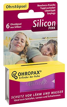 OHROPAX Silicon Lärm/Wind pink 6Stück