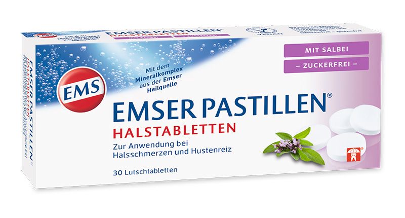 EMSER Pastillen ZUCKERFREI +SALBEI 30Stück