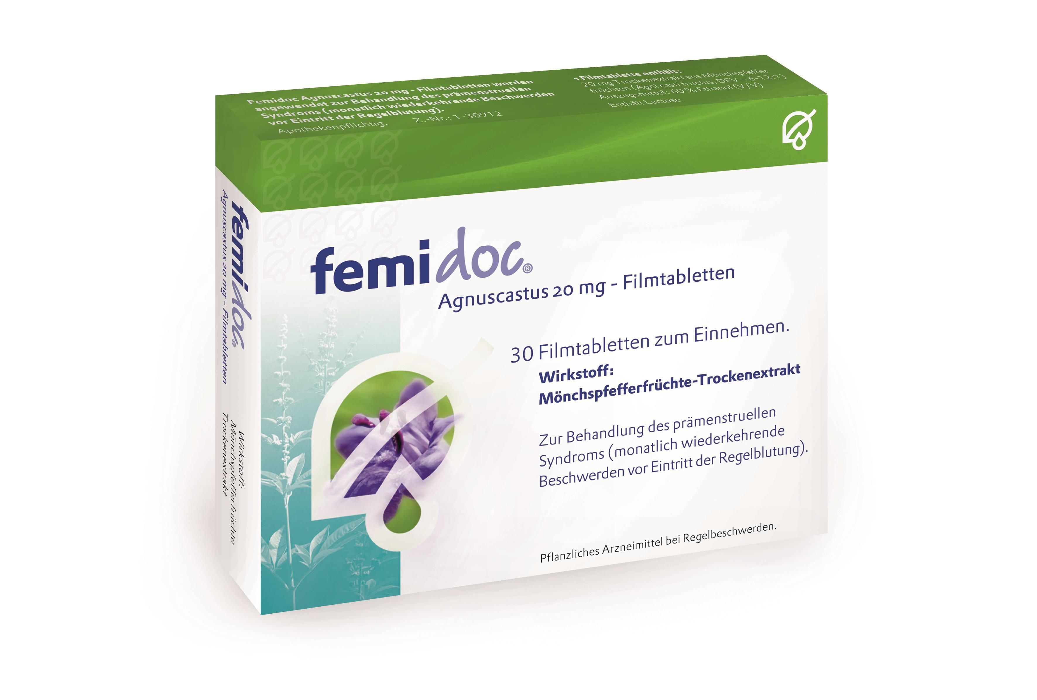 femidoc® AGNUSCASTUS 20 MG - FILMTABLETTEN