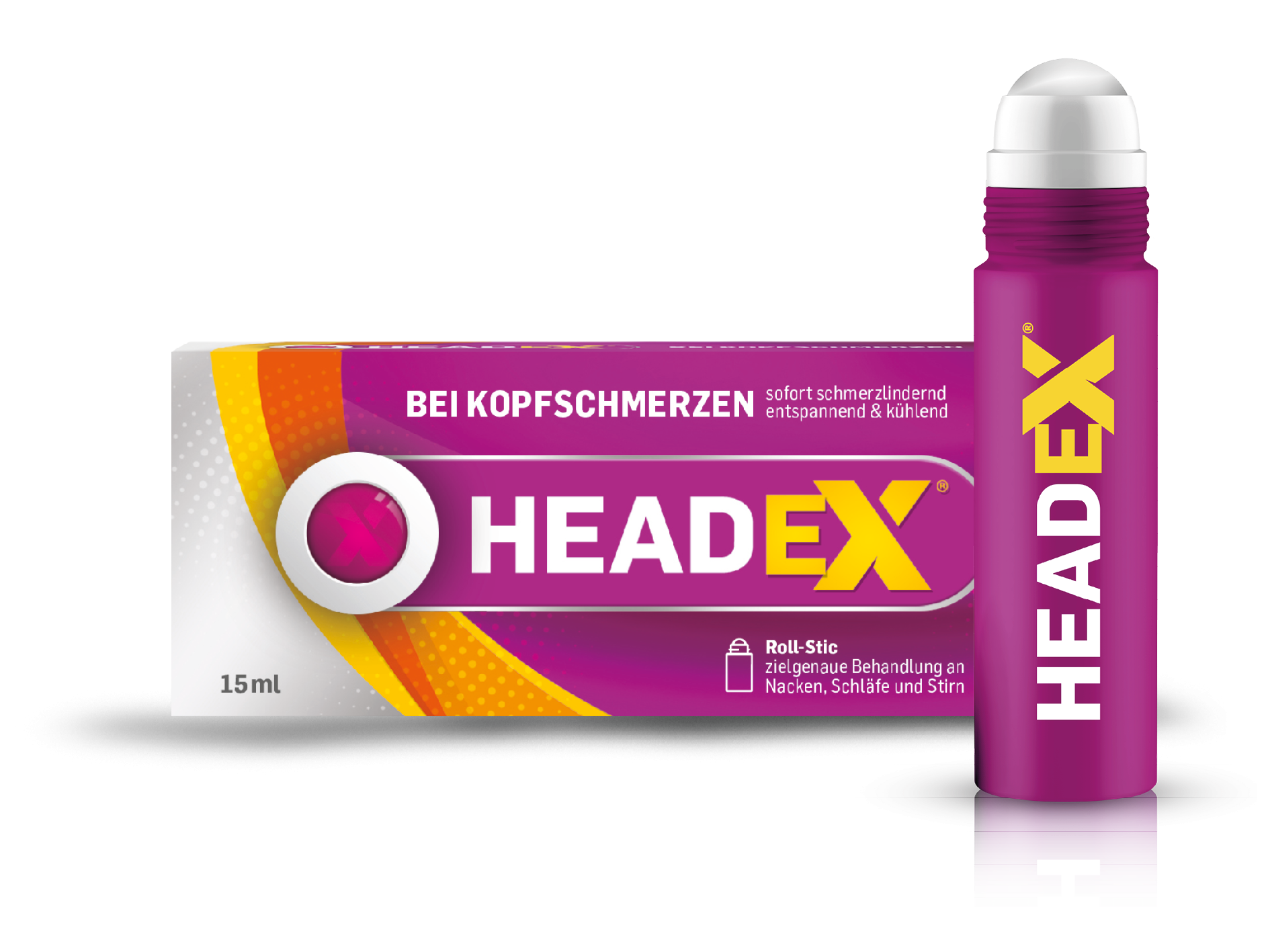 HEADEX Kopfschmerz Roll-Stic