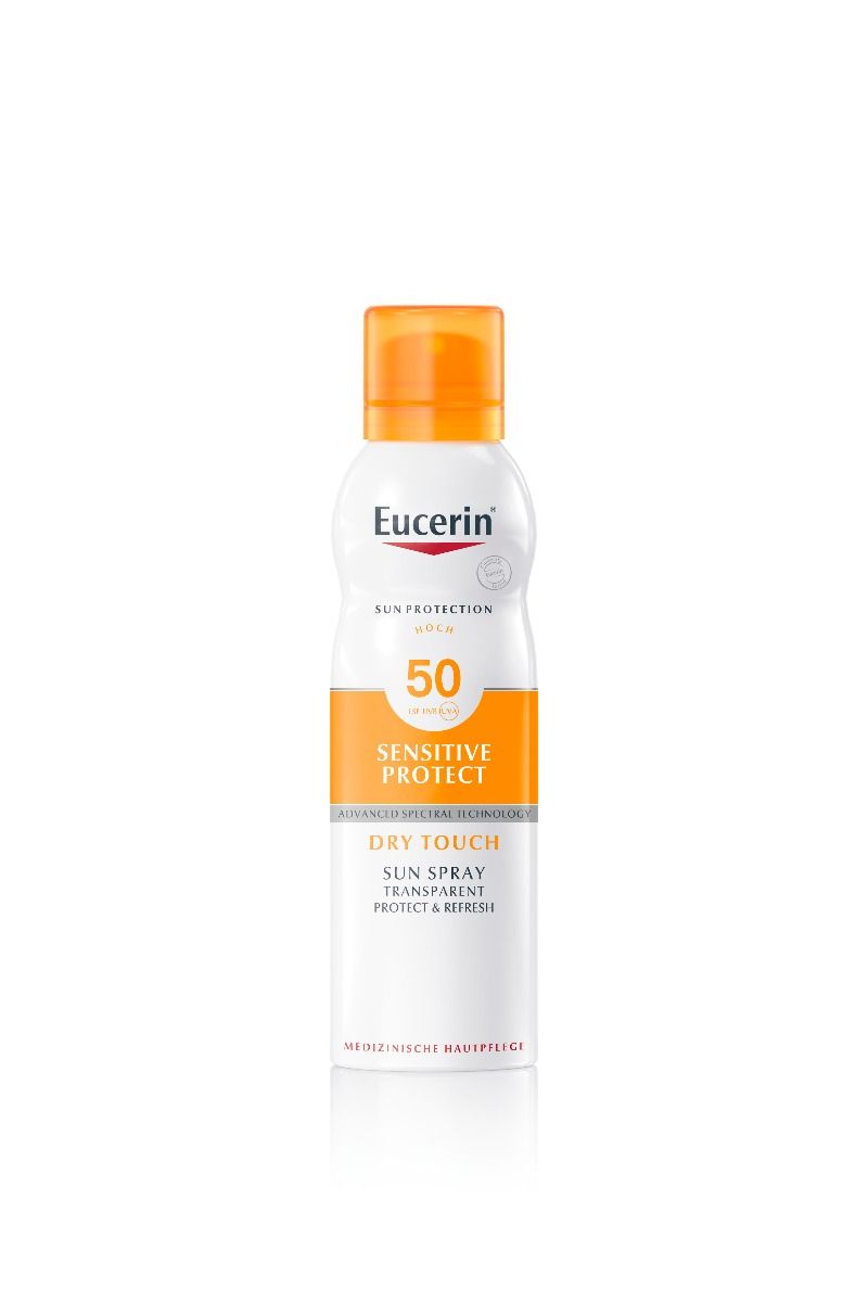 EUCERIN Sensitive Protect Sun Spray Transparent Dry Touch LSF 50