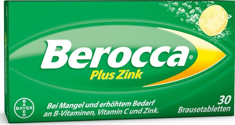Berocca® plus Zink – Brausetabletten