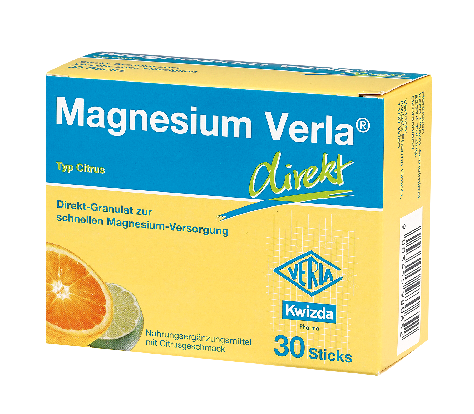 Magnesium Verla direkt Citrus 30Stück