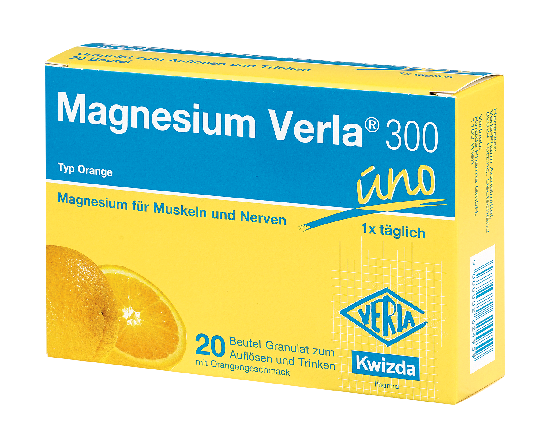 Magnesium Verla 300 uno Orange 20Stück