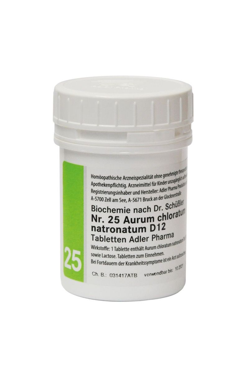 Schüssler Salz 25 Aurum chloratum natronatum D12 Adler