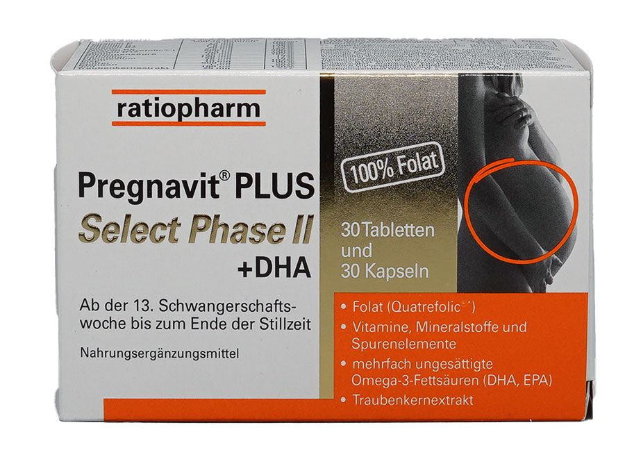 Pregnavit® PLUS Select Phase II +DHA 60tück