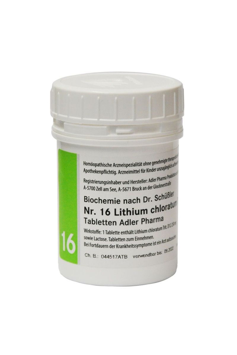 Schüssler Salz 16 Lithium chloratum D12 Adler