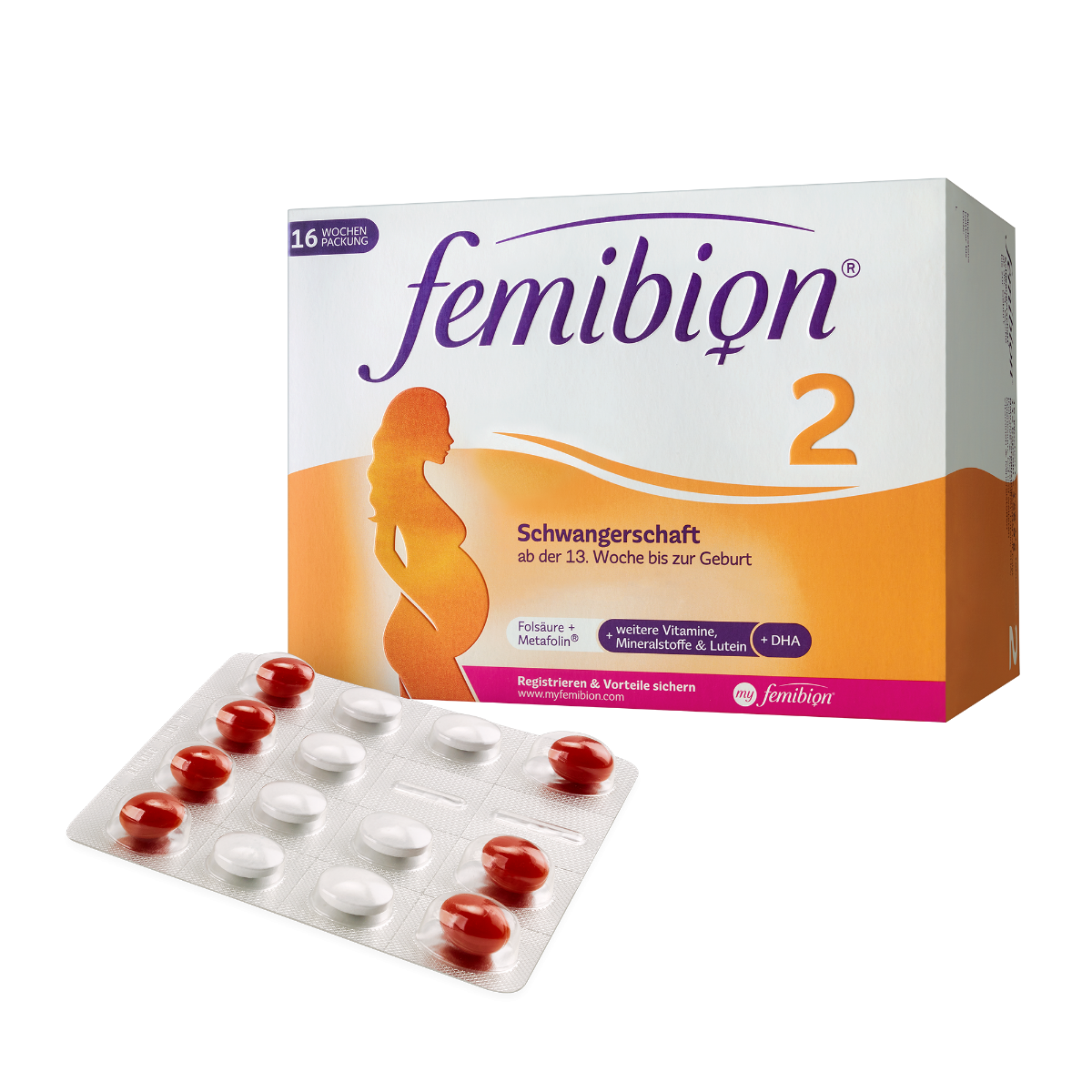 FEMIBION Schwangerschaft 2 Tabletten+ Kapseln 168Stück