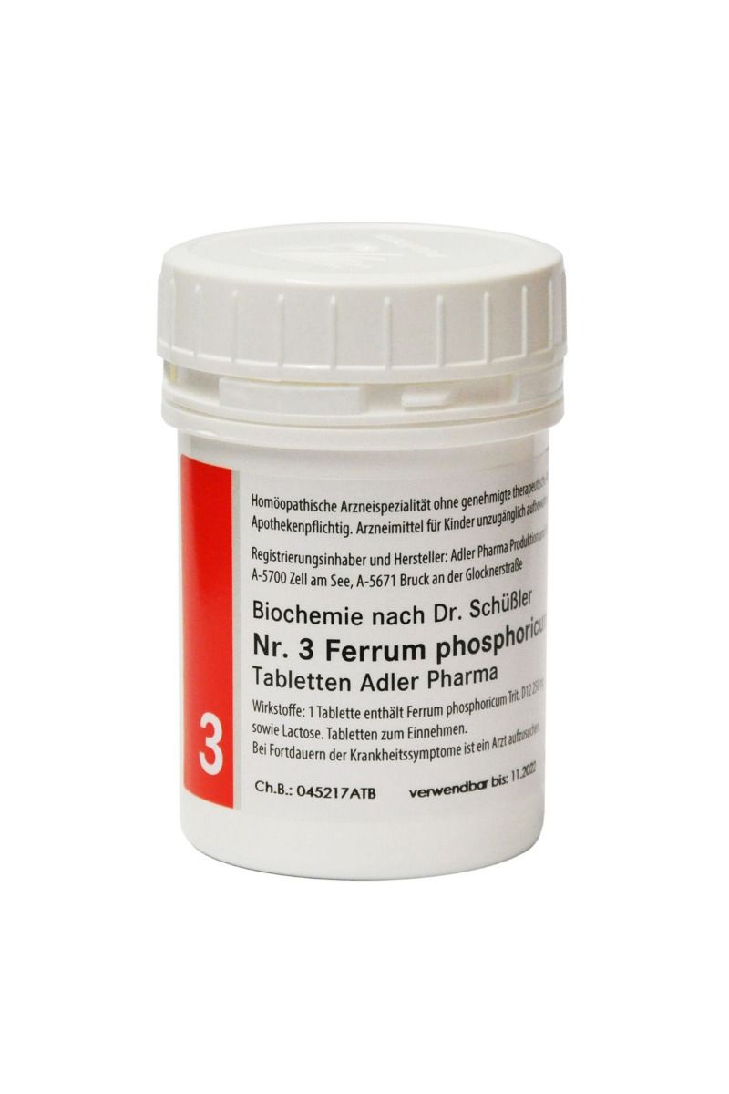 Schüssler Salz 3 Ferrum phosphoricum D12 Adler