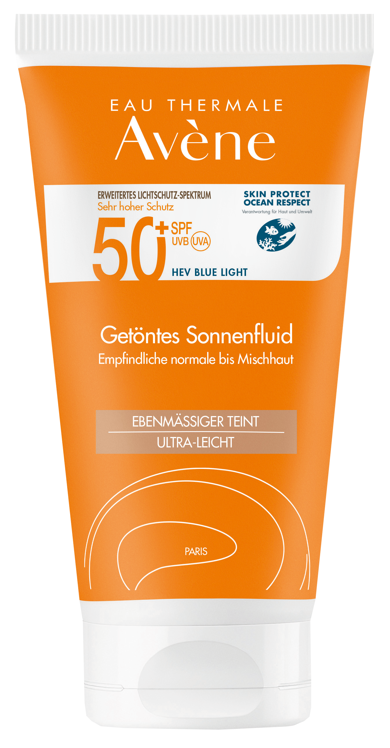 Eau Thermale Avène – Getöntes Sonnenfluid SPF 50+