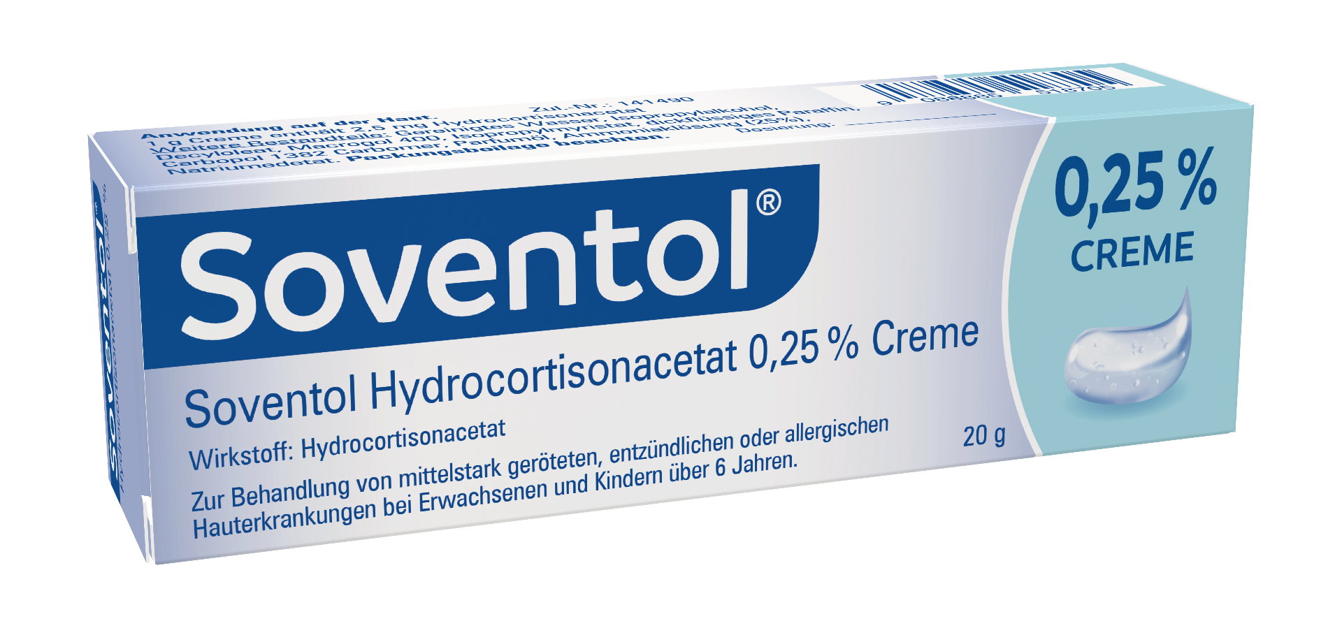 SOVENTOL HYDROCORTISON Creme 0,25% 20g