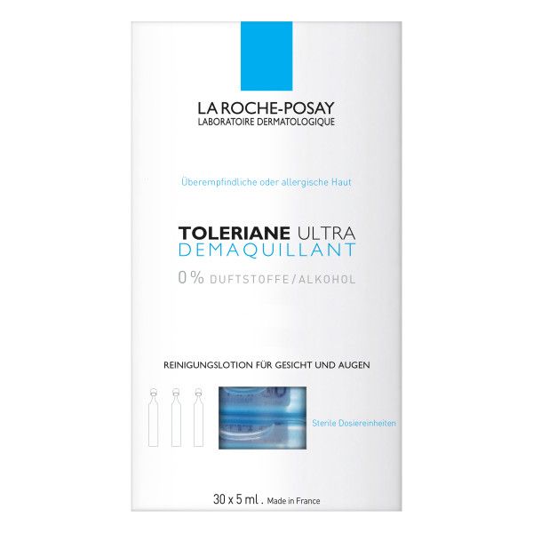 LA ROCHE-POSAY Toleriane Ultra Reinigungslotion Sterile Dosiereinheiten für überempfindliche oder allergische Gesichts- und Augenpartie