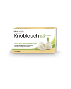 Dr. Böhm Knoblauch 1 Dragee täglich