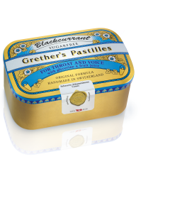 Grethers Blackcurrant Gold zuckerhaltige Pastillen 440g