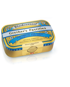 Grethers Blackcurrant Gold zuckerfrei Pastillen 440g