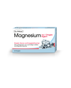 Dr. Böhm Magnesium nur 1 Dragee täglich