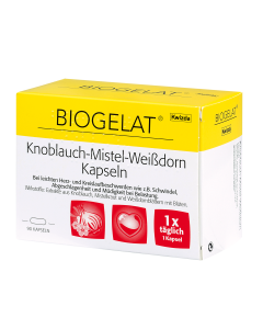 Biogelat Knoblauch-Mistel-Weißdorn Kapseln