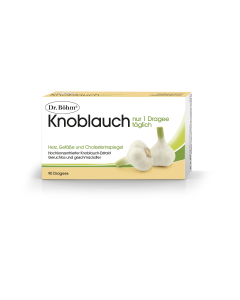 Dr. Böhm Knoblauch 1 Dragee täglich