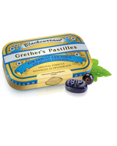 Grethers Blackcurrant Gold zuckerhaltige Pastillen 60g