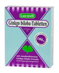 LUCOVIT GINKGO BIL 100MG TBL