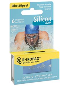 OHROPAX Silicon Aqua Lärm/Wind 6Stück