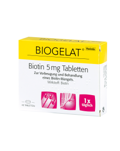 BIOGELAT BIOTIN 5 mg Tabletten