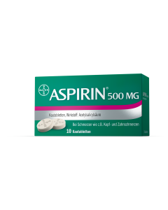 Aspirin® 500 mg Kautabletten