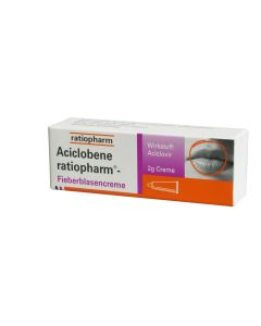 Aciclobene ratiopharm Fieberblasencreme