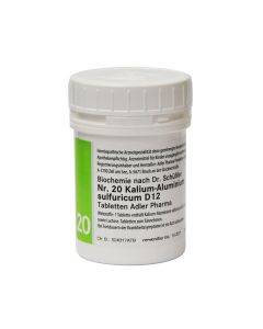 Schüssler Salz 20 Kalium-Aluminium-sulfuricum D12 Adler