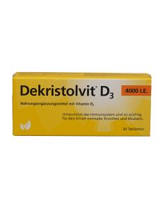 DEKRISTOLVIT D3 4000IE TBL