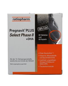 Pregnavit® PLUS Select Phase II +DHA 120Stück