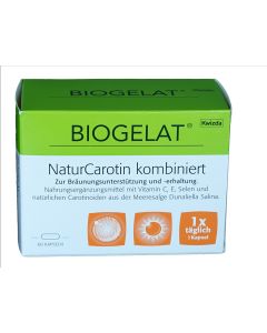 Biogelat Naturcarotin Kapseln 60Stück