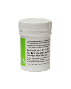 Schüssler Salz 16 Lithium chloratum D12 Adler