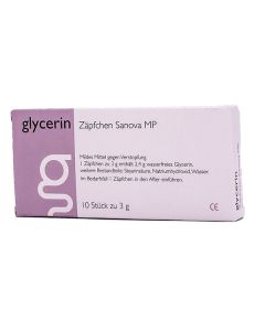 GLYCERIN Zäpfchen 3g für Erwachsene