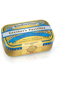 Grethers Blackcurrant Gold zuckerhaltige Pastillen 110g