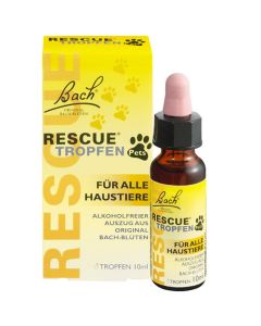 RESCUE Bachblüten Pets Tropfen ohne Alkohol 10ml