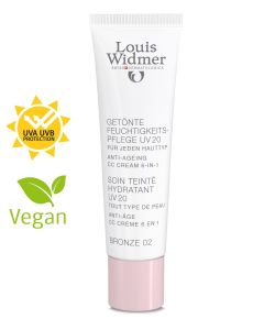 LOUIS WIDMER Getönte Feuchtigkeitspflege UV 20 Bronze 02 Ohne Parfum