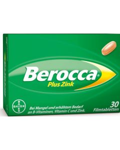 Berocca® plus Zink – Filmtabletten