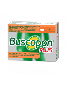 BUSCOPAN plus Paracetamol 10 mg/ 500 mg Filmtabletten