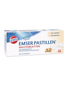EMSER PASTILLEN® Halstabletten mit Ingwer zuckerfrei