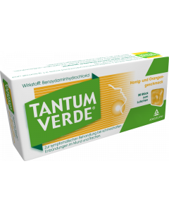 Tantum Verde® Pastillen Honig- und Orangengeschmack