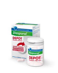 Magnesium-Diasporal® DEPOT Muskeln + Nerven, 2-Phasen-Tabletten
