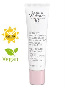 LOUIS WIDMER Getönte Feuchtigkeitspflege UV 20 Naturel 01Ohne Parfum