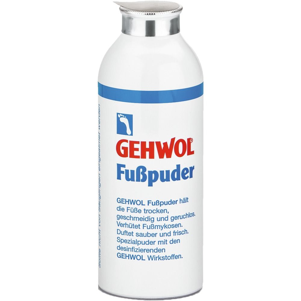 GEHWOL  Fußpuder  Schützt wirkungsvoll vor Pilzbefall  Desinfizierender Spezialpuder hält die Fußhaut trocken