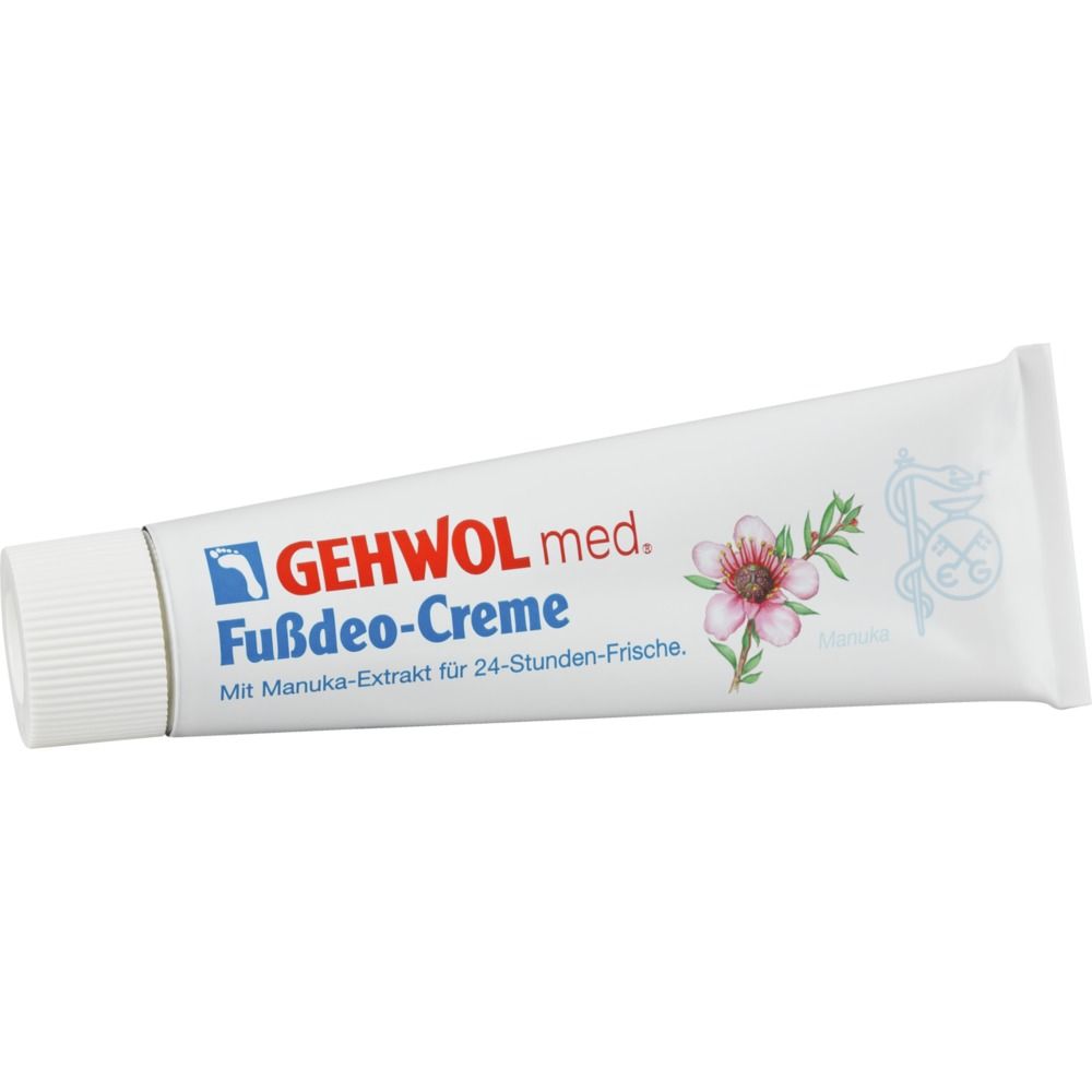 GEHWOL  Fußdeo-Creme  Beseitigung von starkem Fußgeruch.  Mit Manuka-Extrakt für 24-Stunden-Frische